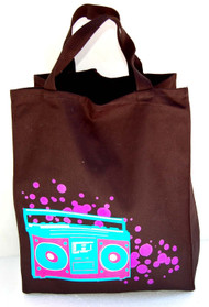 Boombox Radio Essential Tote Bag - Black