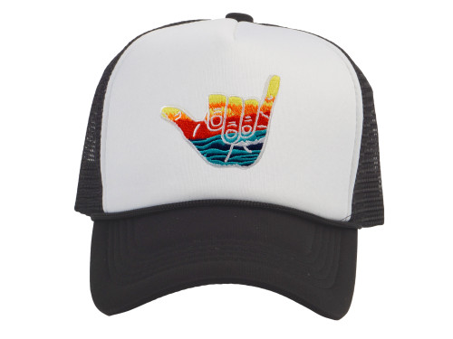 Gravity Trading Shaka Learn to Surf Patch Trucker Hat