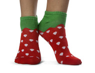 Strawberry Print Ankle Socks