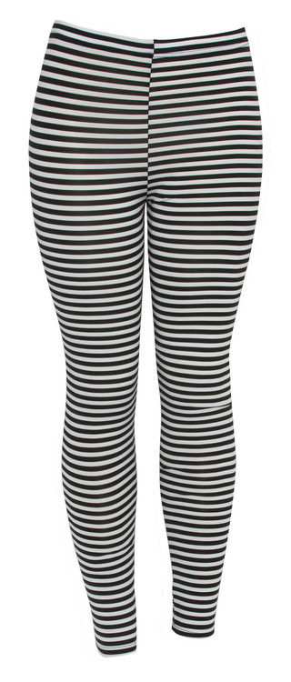 Mod Thin Stripes Ladies Leggings Shear Tights