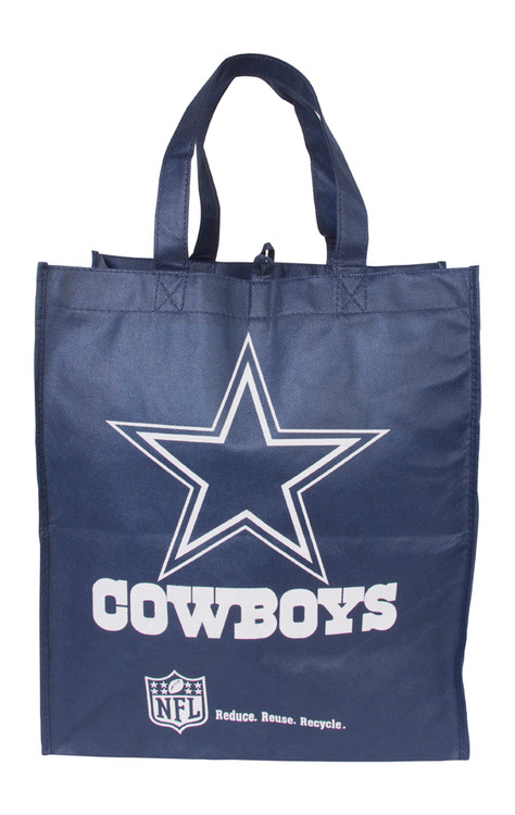 New Eco Friendly Reduce Reuse Recycle NFL Dallas Cowboys Tote Bag