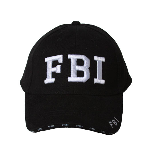 Law Enforcement - FBI Hat - Black