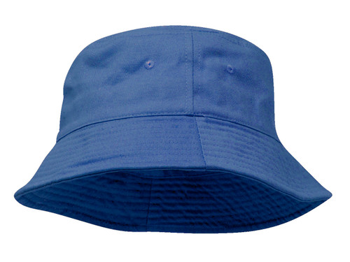 Youth Pigment Dyed Bucket Hat-Blue