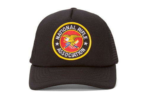 National Rifle Association NRA Black Military Trucker Hat