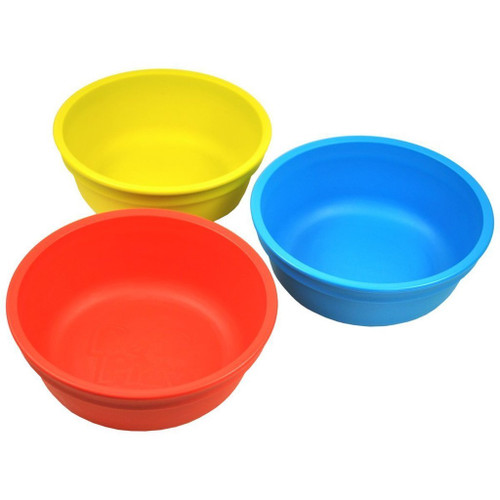 Re-Play 3 Pack Bowls - Primary Colors