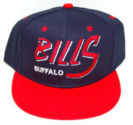 Vintage Buffalo Bills Flatbill Snapback Cap Hat