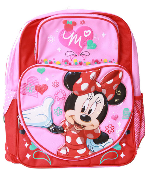 Disney Minnie Mouse Full Size School Backpack - Pink