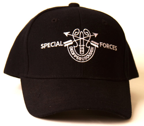 United States Special Forces "De Oppreso Liber" Insignia Style Military Hat - Black