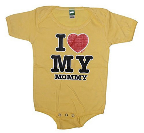 Cute Baby I Heart My Mommy Bodysuit T Shirt