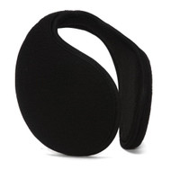 Top Headwear Wrap Around Fleece Winter Earmuff Ear Warmer Cover, Black