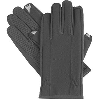 Isotoner Men's Smartouch Fleece Lined Glove, MEDIUM