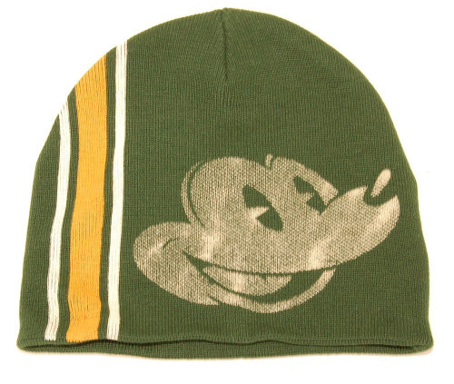 Youth Vintage Mickey Mouse Beanie Cap Hat, Forest
