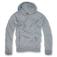 Men's Basic hooded pull over (Large, Heather Grey)