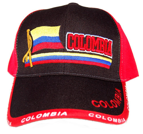 International Colombia Adjustable Hook and Loop Closure Sports Cap Hat