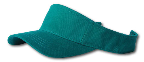 Plain Single Sports Visor- Kelly Green