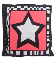 Clover Star Checkerboard Tote Bag