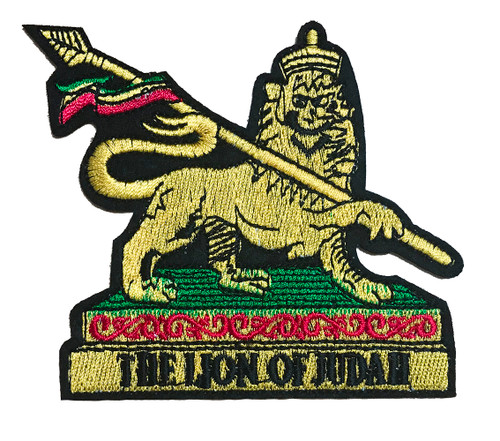 Rasta Lion of Judah Emblem Patch