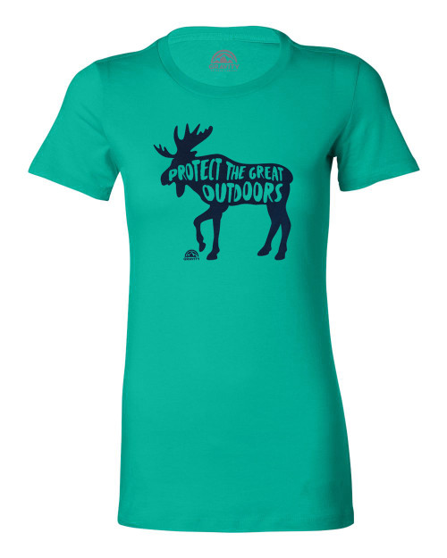 Great Outdoors Water-Based Women's Cotton T-Shirt