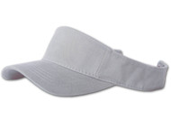 Plain Single Sports Visor- Grey