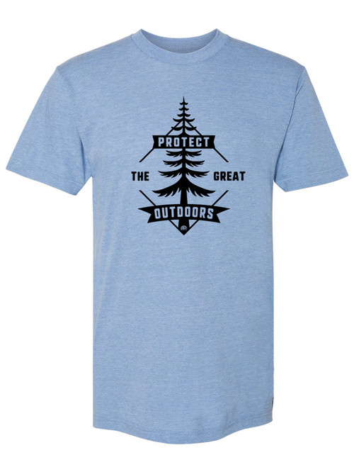 Gravity Outdoor Co. Protect the Great Outdoors USA Made Tri-Blend T-Shirt