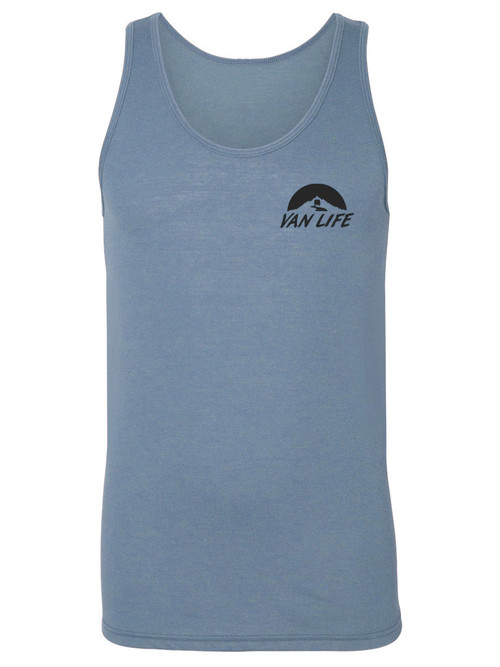 Gravity Outdoor Co. Van Life Pocket Logo Triblend Tank Top