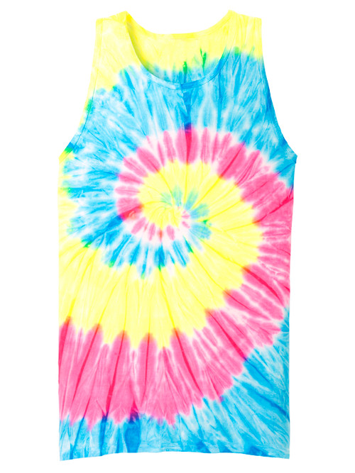 Gravity Threads Mens Tie-Dye Tank Top