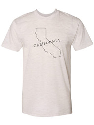 Gravity Trading Mens California State USA-Made Triblend Tee