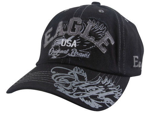 Gravity Threads Eagle USA Original Brand Adjustable Baseball Hat