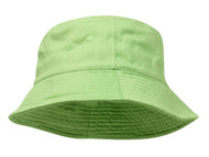 Pigment Dyed Bucket Hat, Apple Green