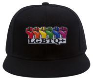 Gravity Trading LGBTQ+ Rainbow Fists Pride Patch Snapback Cap