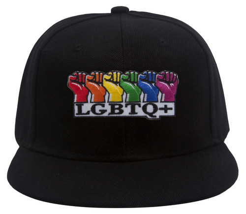 Gravity Trading LGBTQ+ Rainbow Fists Pride Patch Snapback Cap