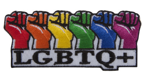 C&D Visionary LGBTQ + Rainbow Fists Patch