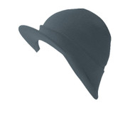 CHARCOAL GRAY VISOR BEANIE  CAP CAPS HAT HATS