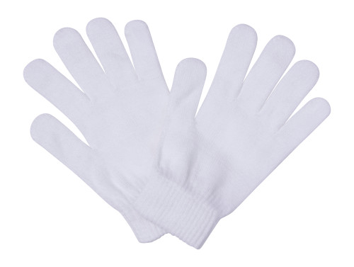 Solid White Full Finger Gloves