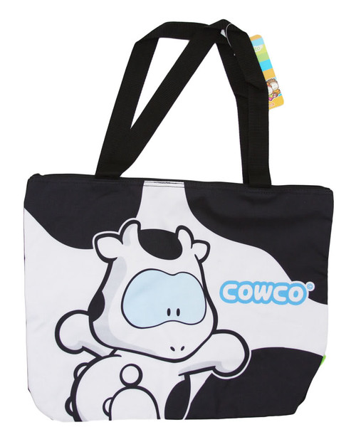 Cute Cowco Cartoon Cow Character Tote Bag