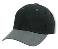 Top Headwear Baseball Cap Hat- Black/Charcoal