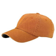 Washed Polo Caps (7647) - Mustard