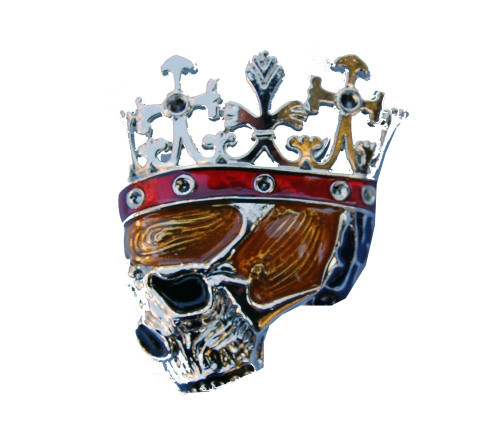 Crowned Skull King Belt Buckle