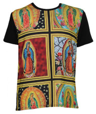 Konflic Virgin Mary Muscle T-Shirt - Black