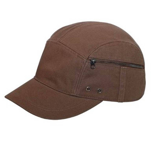 Washed Cotton Twill Casual Zipper Cap