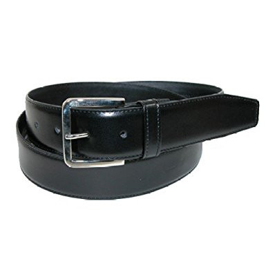 Leather Money Belt by BT (Black XL)