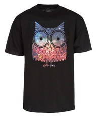 Mens Short-Sleeve Galaxy Owl T-Shirt