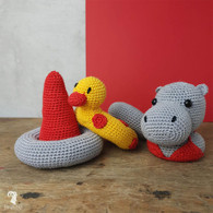 Crochet Amigurumi Kit-Helga Hippo