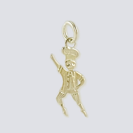 Baker Charm Nutcracker Dance Jewelry Gold Collection