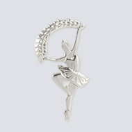 Dew Drop Fairy Charm - Nutcracker Dance Jewelry Silver