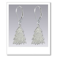 Tree Earrings - Silver