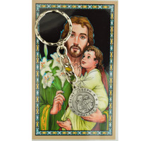 (KRD575JSC) ST JOSEPH KEYRING/PRAYER CARD