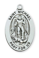 (L461MK) SS ST MICHAEL 20" CH & BX