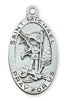 (L550MK) 24" CH SS ST MICHAEL 