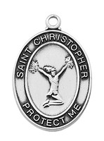 (L676CL) SS CHEERLEADING MEDAL 18"